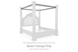 Maylee - Queen Canopy - Dark Brown - Simple Home Plus