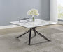 Carvell - Square Sintered Stone Table - Simple Home Plus