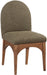 Waldorf - Boucle Dining Side Chair With Brown Legs - Simple Home Plus