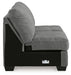 Birkdale Court - Armless Loveseat - Gray - Simple Home Plus