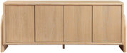 Elanor - Oak Veneer And Solid Wood Sideboard/Buffet - Simple Home Plus