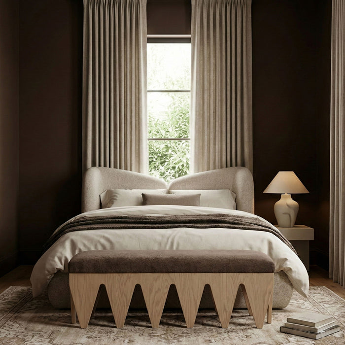 Altair - Bench - Light Brown Base - Simple Home Plus