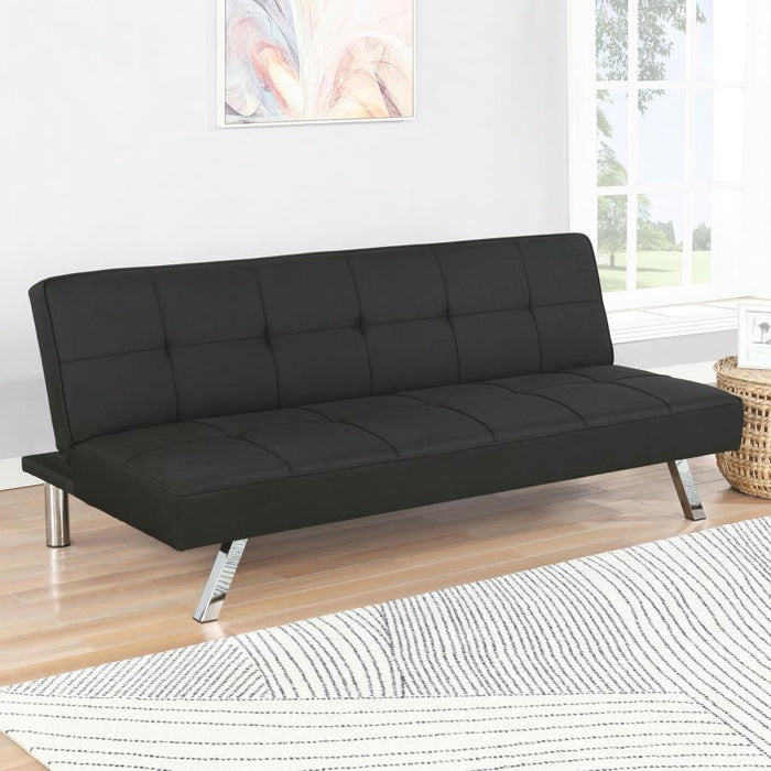 Joel - Upholstered Tufted Convertible Sofa Bed - Simple Home Plus