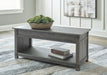 Freedan - 3 Pc. - Coffee Table, 2 End Tables - Grayish Brown - Simple Home Plus