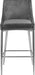 Karina - Stool with Chrome Legs (Set of 2) - Simple Home Plus