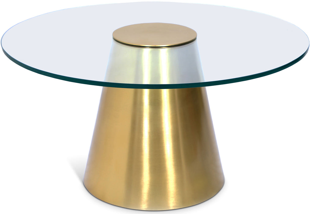 Glassimo - Coffee Table - Gold - Simple Home Plus
