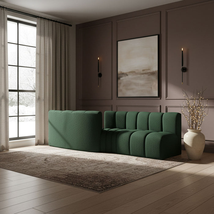 Arc - Boucle Fabric 4 Piece Sofa - Simple Home Plus