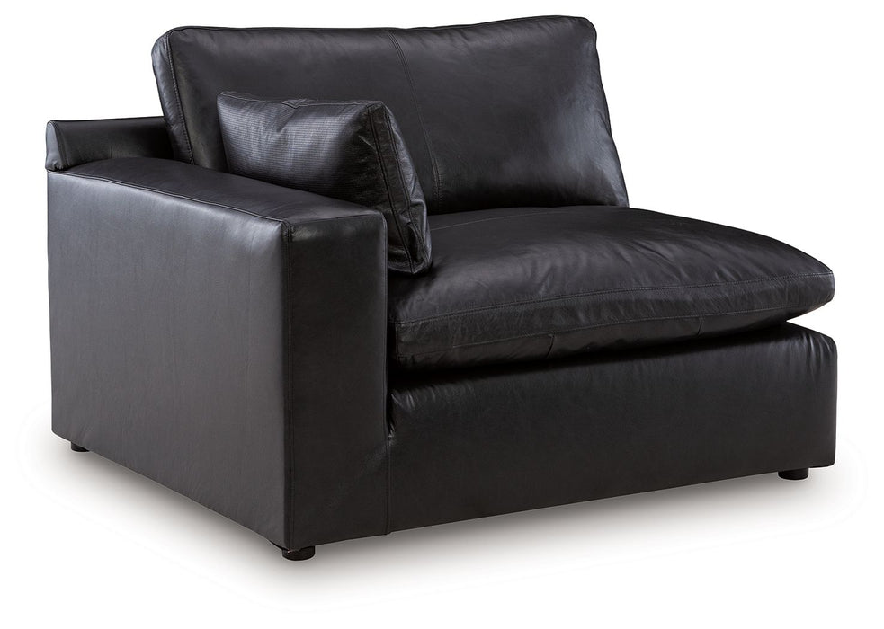 Emilia - LAF Corner Chair - Black - Simple Home Plus