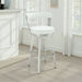Bryant - Swivel Bar Stool With Silver Frame - Simple Home Plus