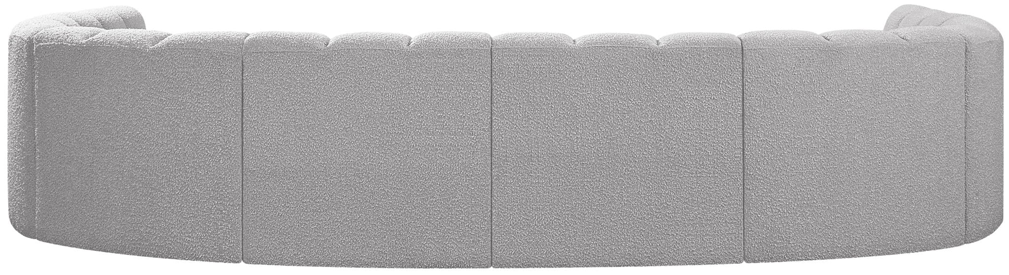 Arc - Boucle Fabric 8 Piece Modular Sofa - Simple Home Plus