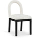 Conrad - Linen Dining Chair With Black Legs - Simple Home Plus