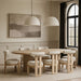 Arienzo - Performance Fabric Upholstered Dining Chair (Set of 2) - Natural Base - Simple Home Plus