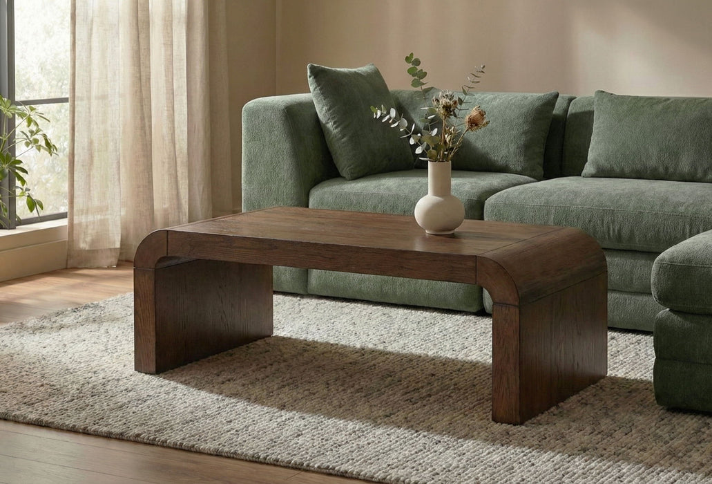 Toulon - Oak Veneer Coffee Table - Simple Home Plus