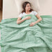 Windom - All Season Hypoallergenic Blanket With 3M Scotchgard - Seafoam - Simple Home Plus