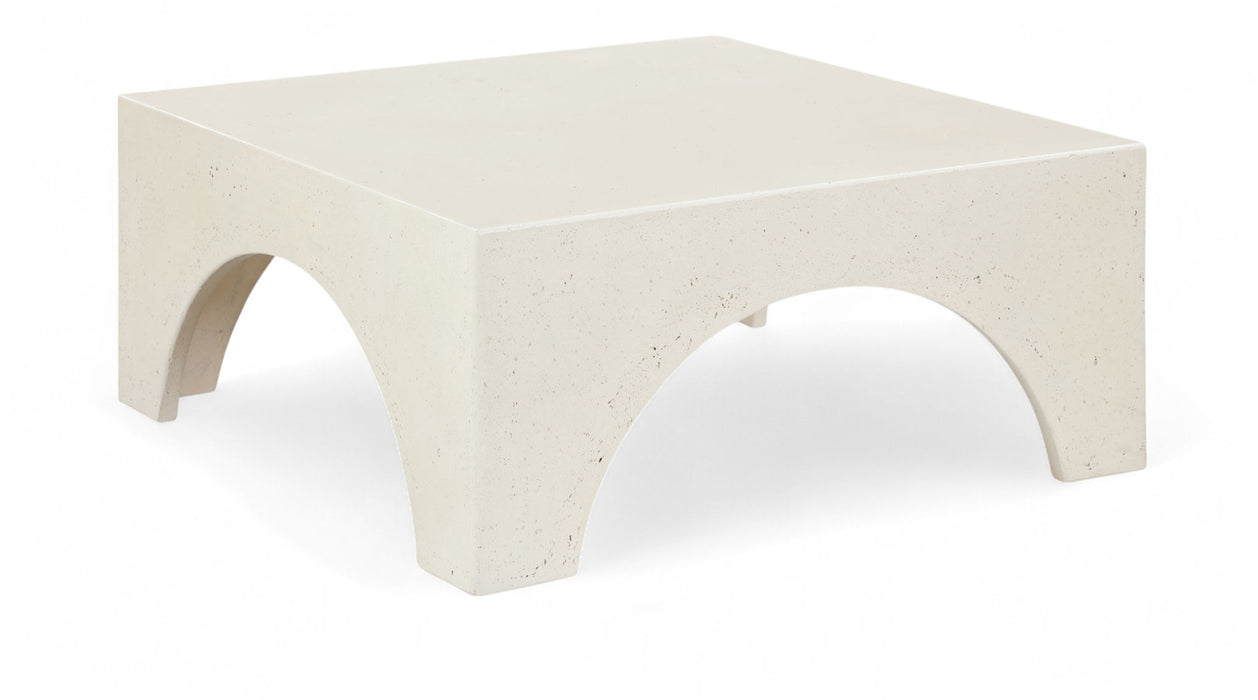 Renza - Concrete And Fiberglass Indoor / Outdoor Table - Simple Home Plus