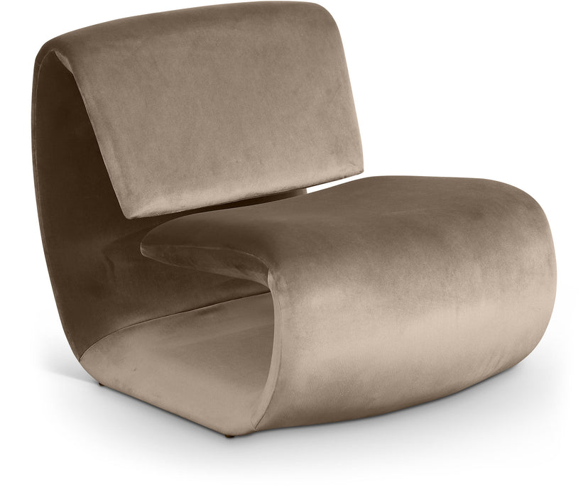 Nouveau - Velvet Accent Chair - Simple Home Plus
