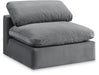 Comfy - Velvet Armless Chair - Simple Home Plus