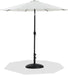 Fiji - Aluminum Patio Umbrella With Round Black Base - Simple Home Plus