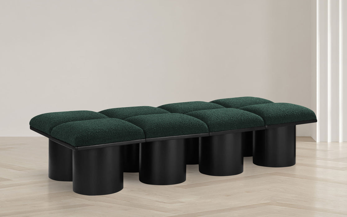 Pavilion - 8 Piece Modular Bench With Black Base - Simple Home Plus