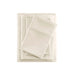 600 Thread Count - Queen Cooling Cotton Blend 4 Piece Sheet Set - Ivory - Simple Home Plus
