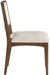Atrium - Upholstered Seat Dining Chair With Brushed Brown Base (Set of 2) - Simple Home Plus
