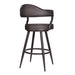 Justin - Swivel Vintage Bar Stool With Metal Legs - Simple Home Plus