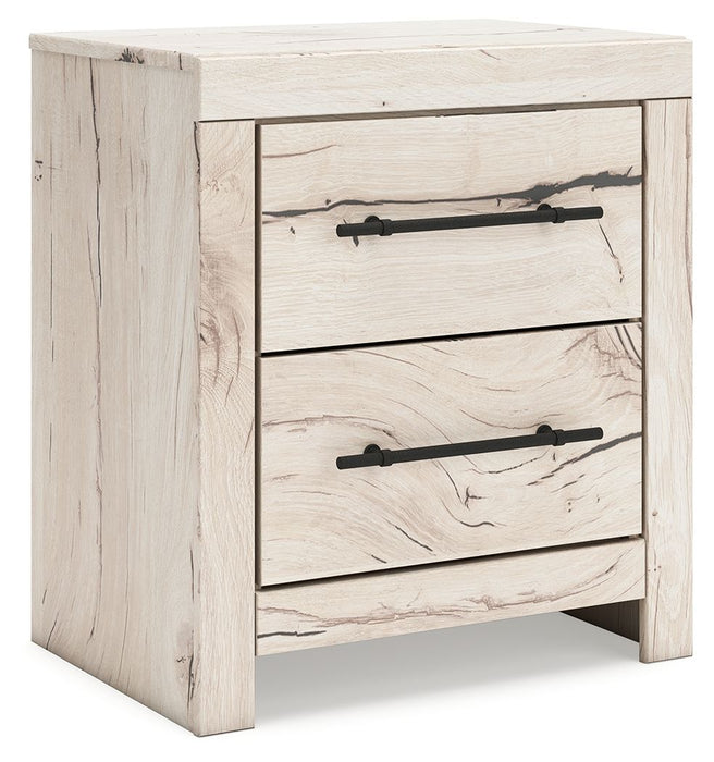 Lawroy - Light Natural - Two Drawer Night Stand - Simple Home Plus