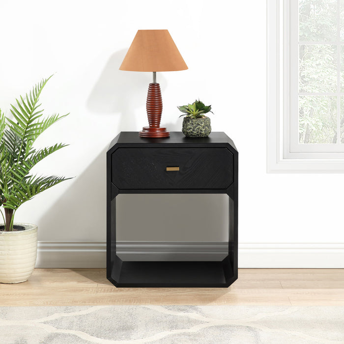 Parker - Ash Veneer Nightstand - Simple Home Plus