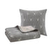 Keystone - Throw / Pillow Set - Gray - Simple Home Plus