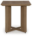 Serene Bay - Dark Brown - Square End Table - Simple Home Plus