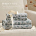 Flannel - Queen 100% Flannel Printed Sheet Set - Pine Branches - Simple Home Plus