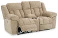 Tip-off - Power Reclining Loveseat With Console / Adj Headrest - Simple Home Plus