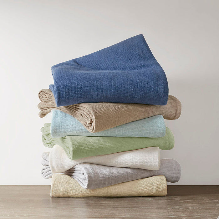 Freshspun Basketweave - King Blanket - Blue - Simple Home Plus