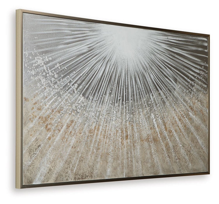 Waldard - Gray / Taupe / White - Wall Art - Simple Home Plus