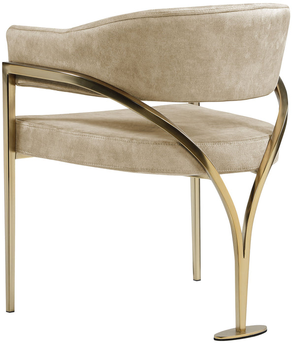 Madelyn - Dining Chair (Set of 2) - Brushed Brass - Simple Home Plus