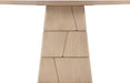 Tavio - 48" Oak Veneer And Solid Wood Dining Table - Simple Home Plus