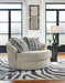 Calnita - Sisal - Oversized Swivel Accent Chair - Simple Home Plus