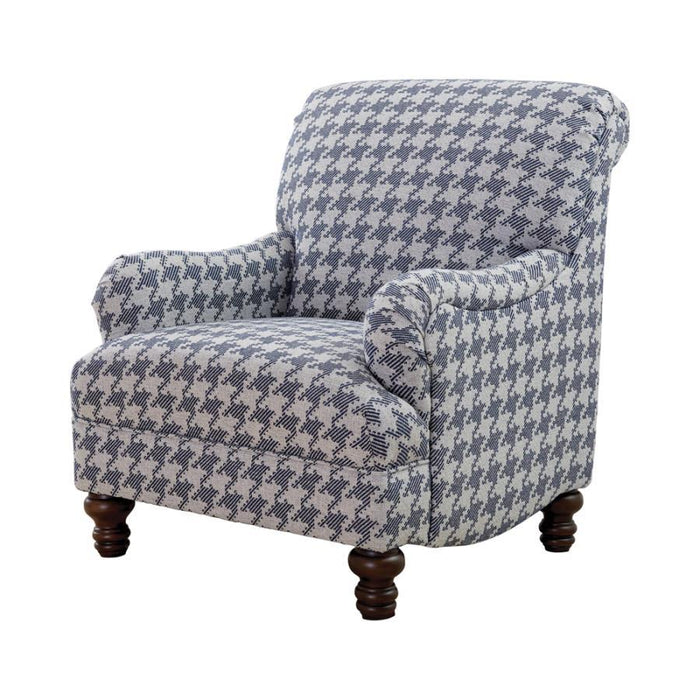 Glenn - Upholstered English Arm Accent Chair - Simple Home Plus