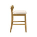 Merie - Modern Transitional Wood Counter Height Kitchen Bar Stool - Simple Home Plus