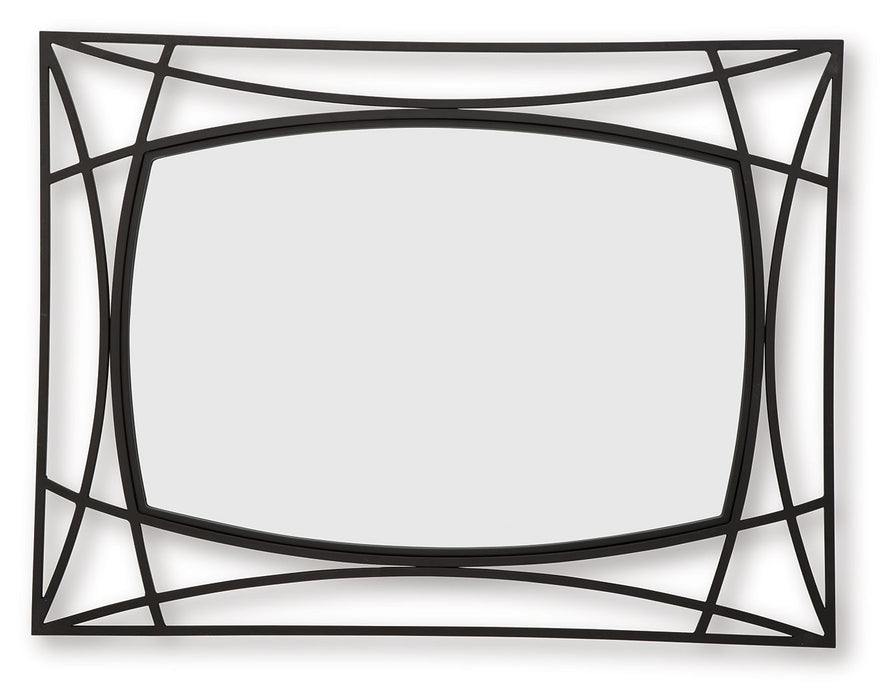 Freenville - Black - Accent Mirror - Simple Home Plus