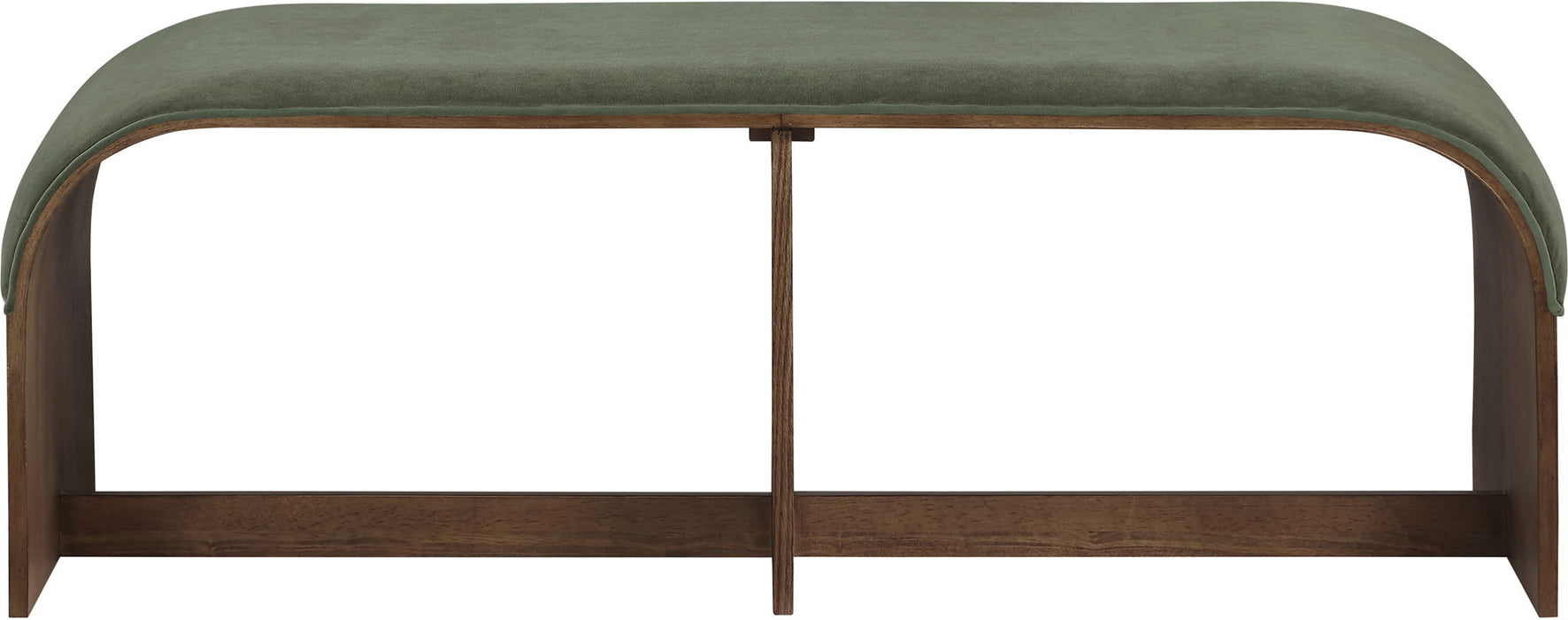Sable - 52" Velvet Performance Fabric Upholstered Bench