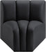 Arc - Faux Leather Curved Corner Chair - Simple Home Plus