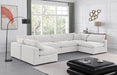 Comfy - 6 Piece Velvet Modular Armless Sectional - Simple Home Plus