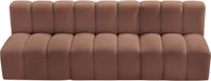Arc - Faux Leather 3 Seats Modular Sofa - Simple Home Plus