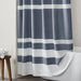 Spa Waffle - 72" x 72" Shower Curtain With 3M Treatment - Dark Blue - Simple Home Plus