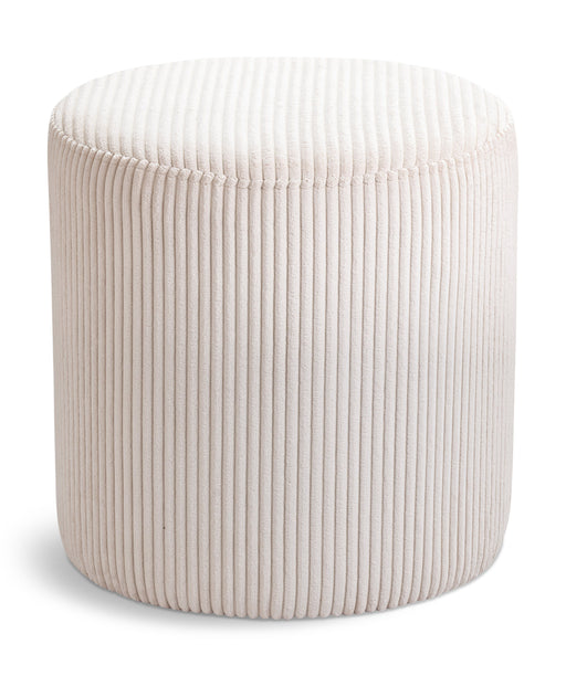 Roy - Round Microsuede Ottoman / Stool - Simple Home Plus