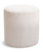 Roy - Round Microsuede Ottoman / Stool - Simple Home Plus