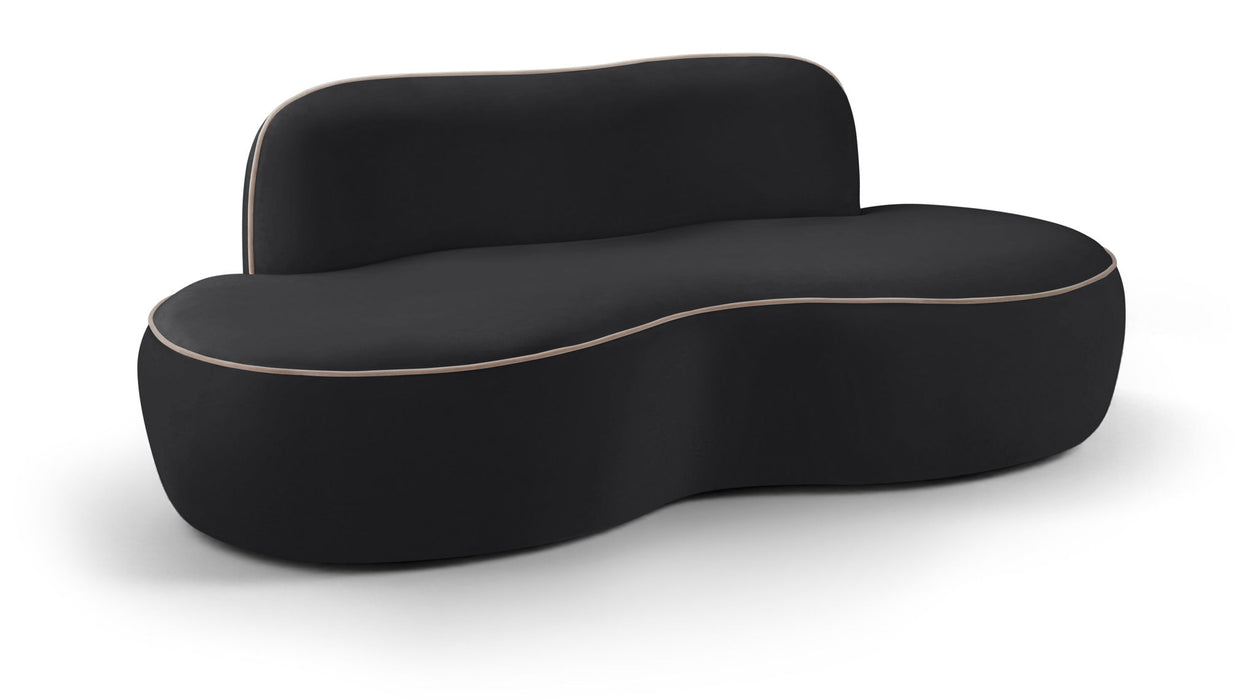 Swerve - Velvet 77" Upholstered Loveseat - Simple Home Plus