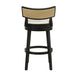 Noely - Modern Farmhouse Swivel Wood Bar Height Kitchen Bar Stool - Simple Home Plus