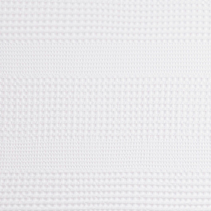 Arlo - Super Waffle Textured Solid Shower Curtain - White - Simple Home Plus